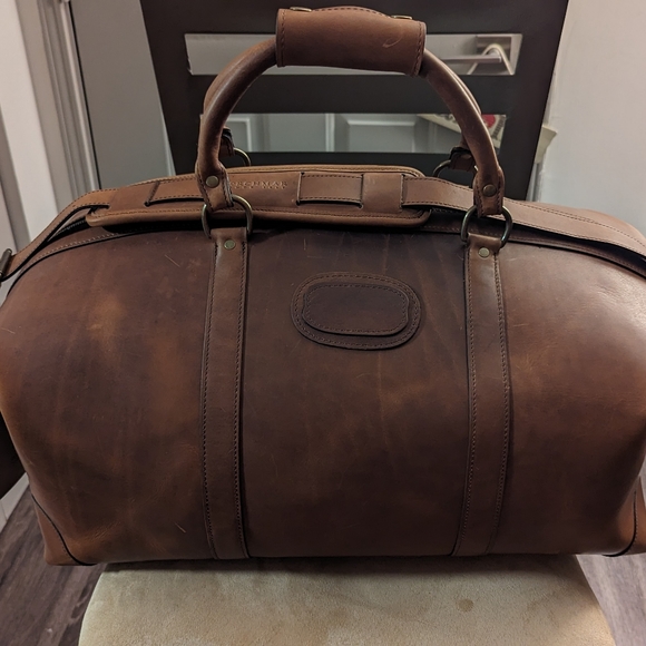 Korchmar Twain 22" Leather Weekender (Espresso color) - Picture 3 of 16